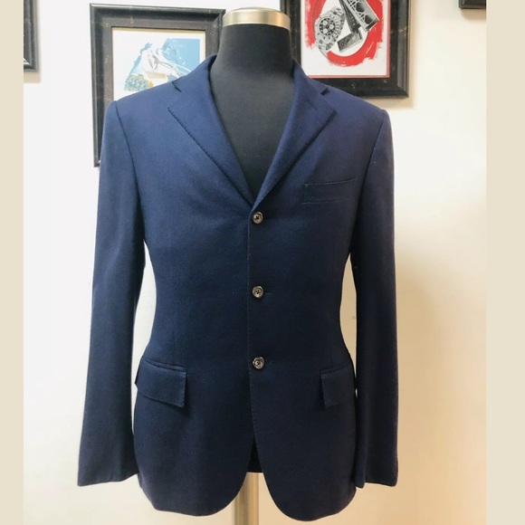 Polo Ralph Lauren Other - Ralph Lauren Polo Cashmere Navy Blue Jacket Coat